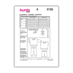 Burda Style - Kids - Baby Set for Jersey Knits #9186