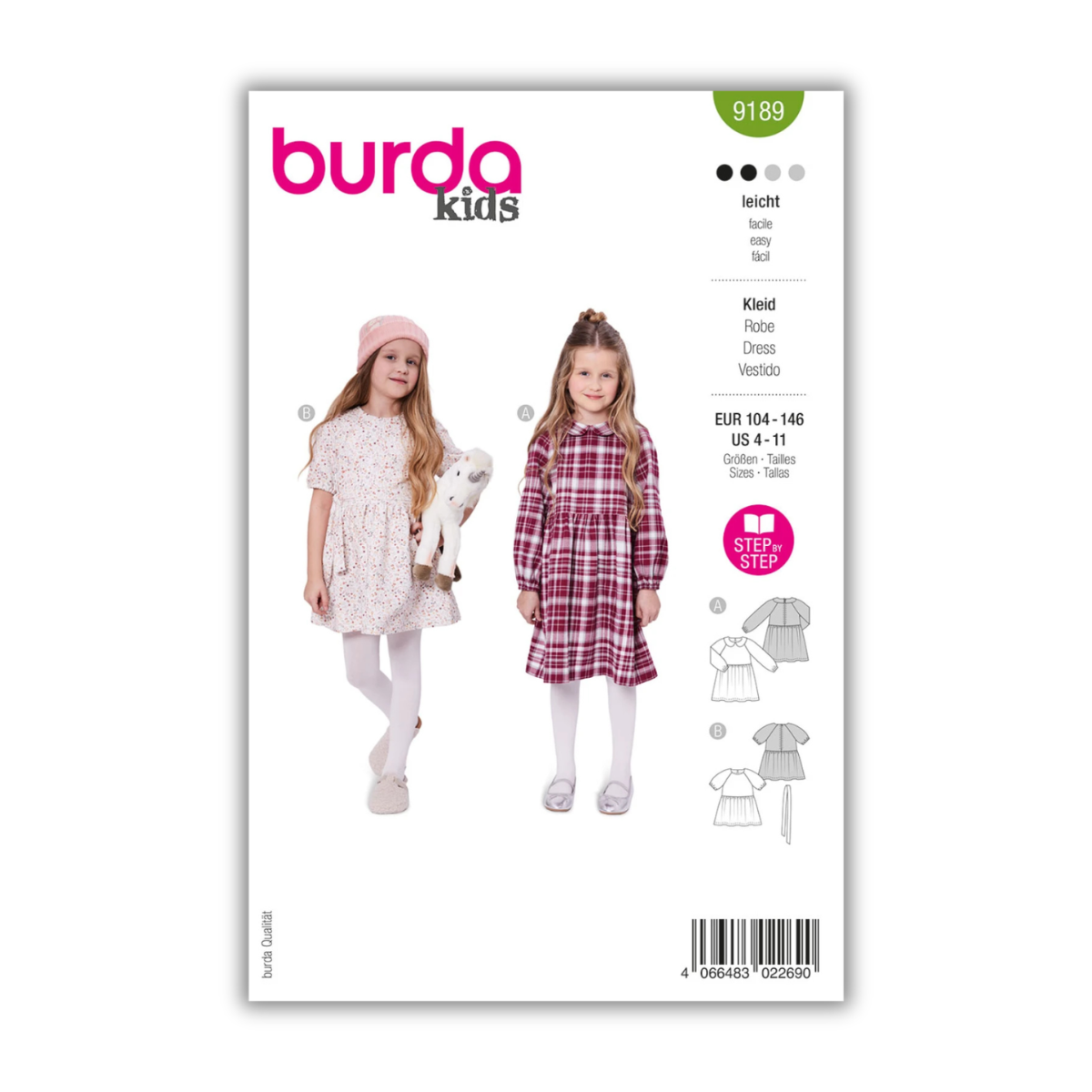 Burda Style - Kids - Girl's Dress #9189