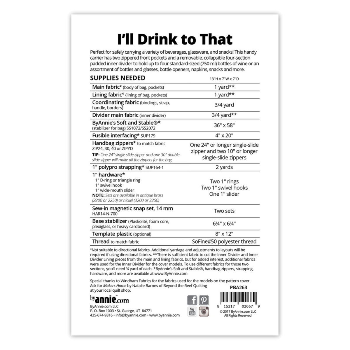 By Annie - I'll Drink to That Beverage Tote