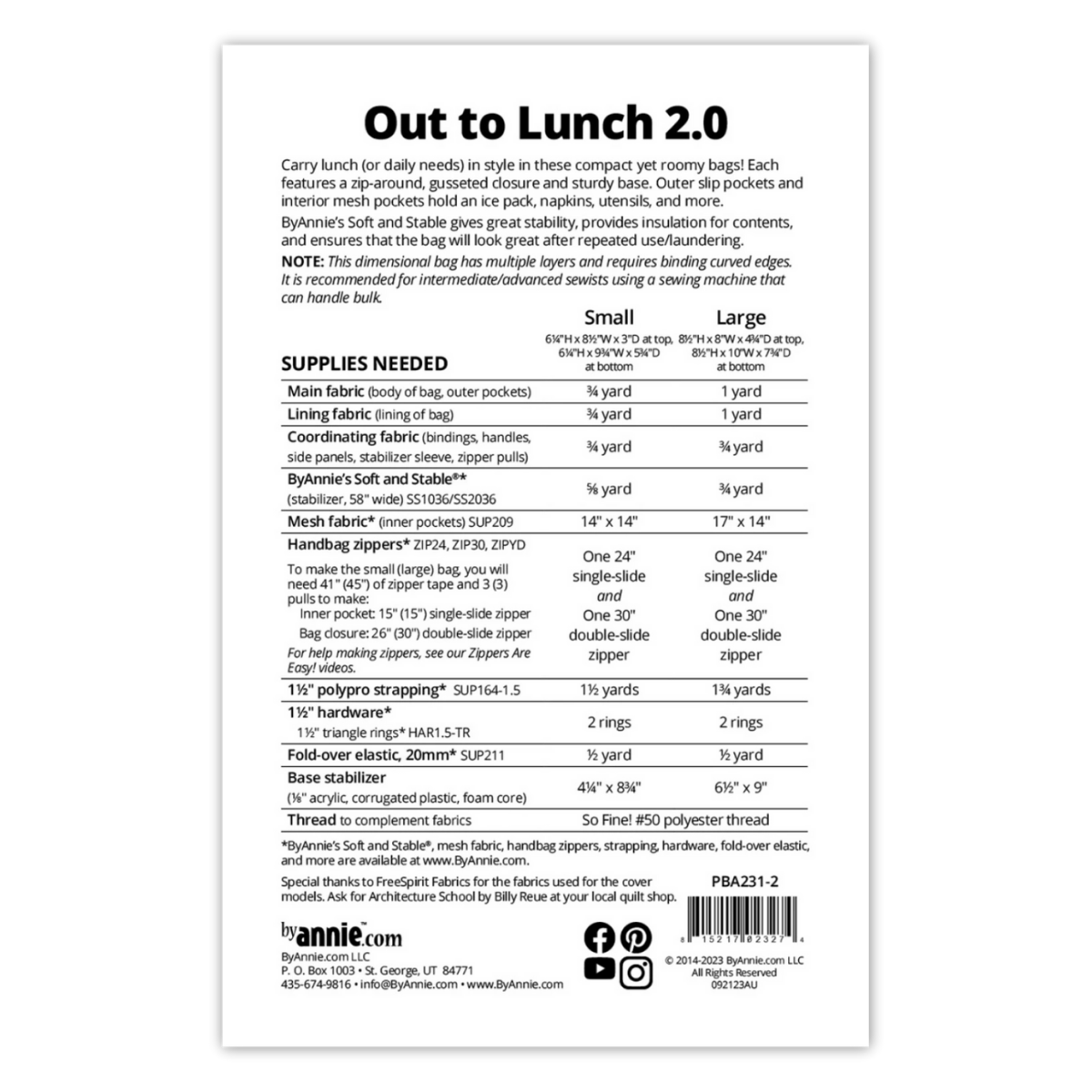 By Annie - Out to Lunch 2.0 Lunchbag