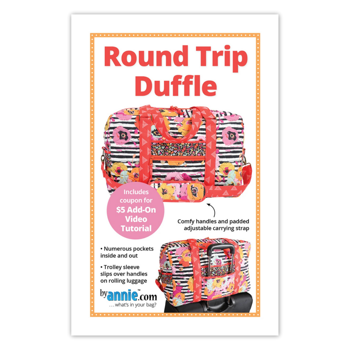 By Annie - Round Trip Duffle Bag Pattern