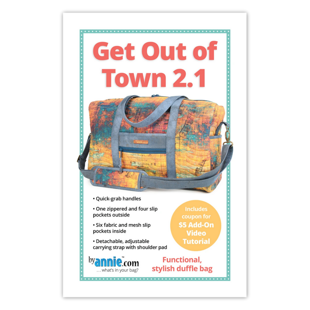 By Annie - Get Out of Town Duffle 2.1