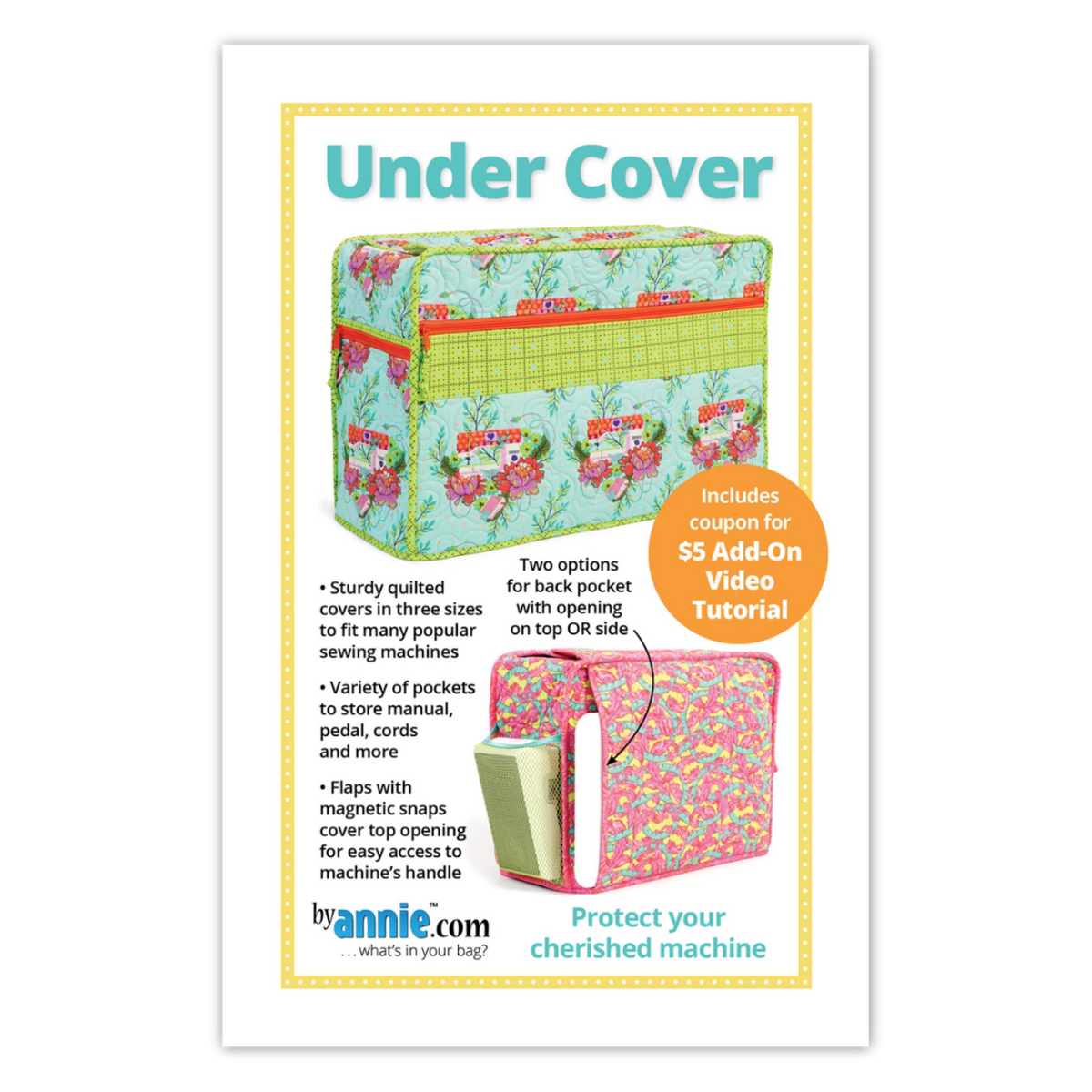 By Annie - Under Cover Sewing Machine Cover Pattern