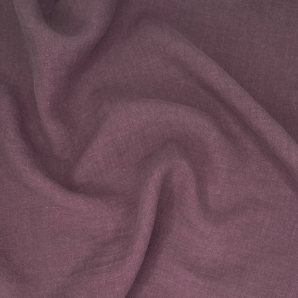 Cairo Washed Linen - Eggplant