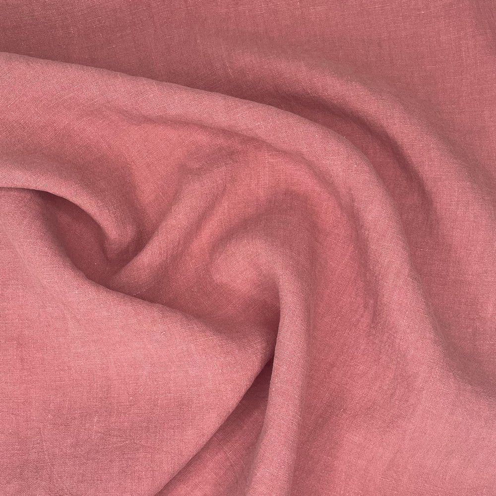 Cairo Washed Linen - Rosewood