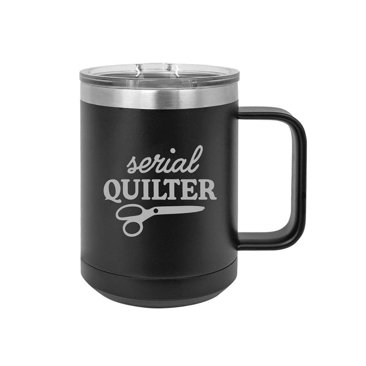 15oz Mug - Serial Quilter - Black