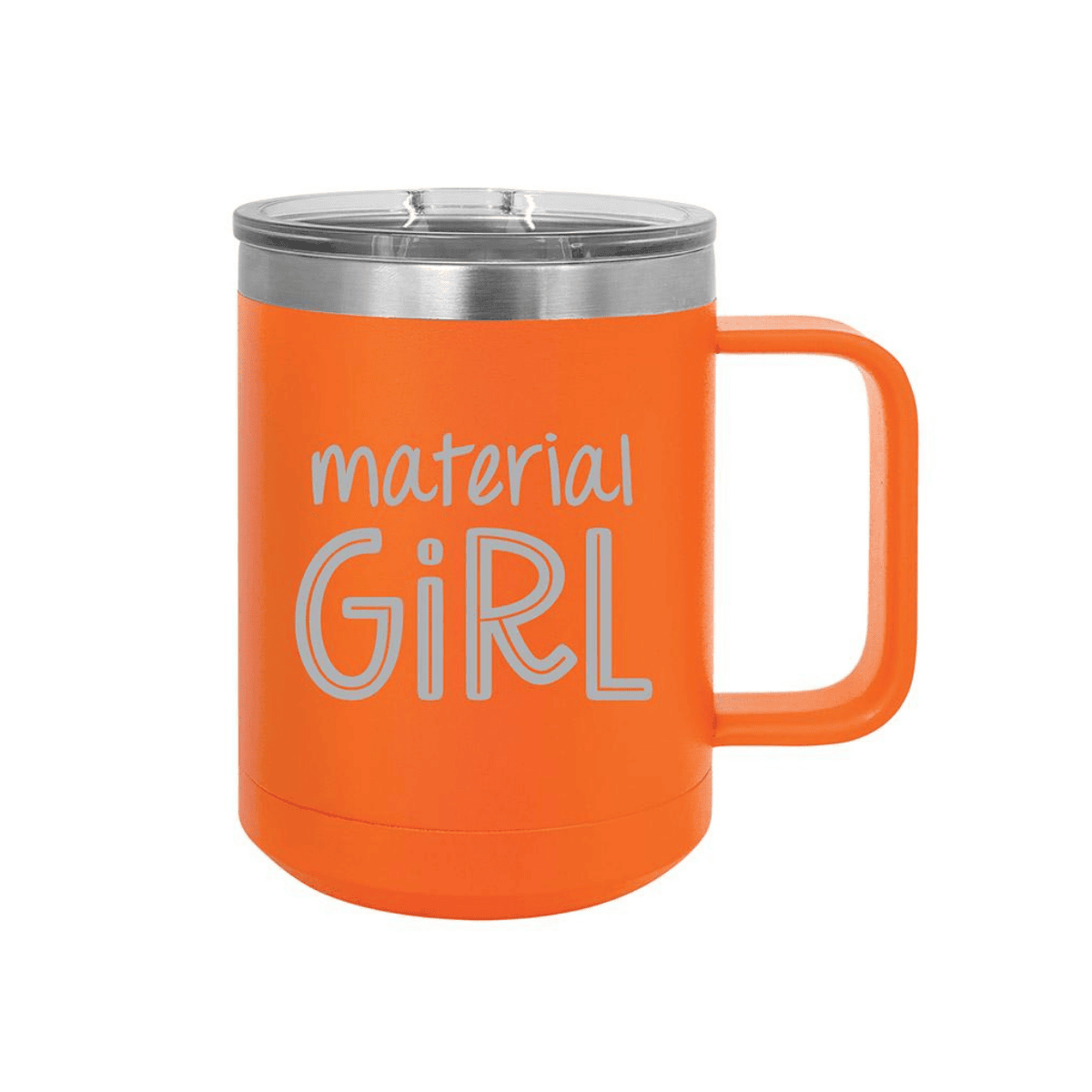15oz Mug - Material Girl - Orange