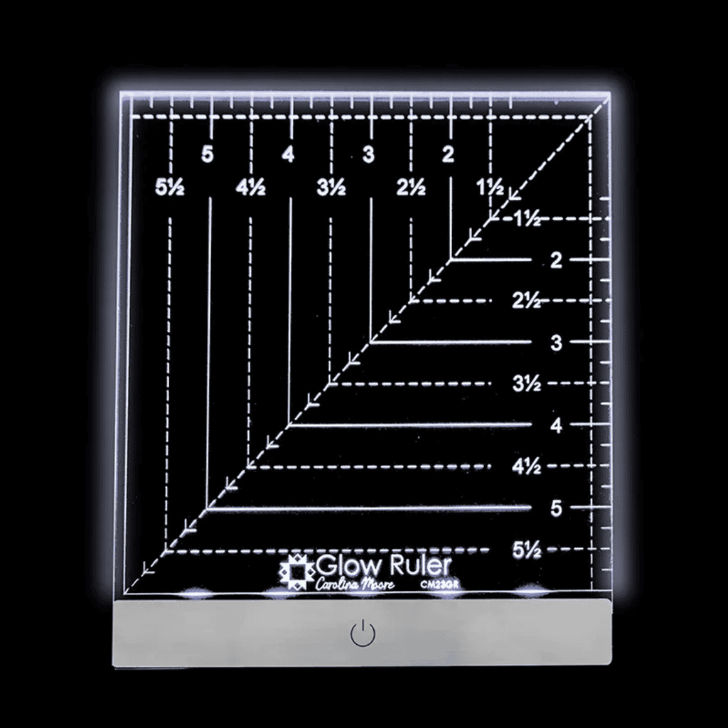 Carolina Moore Glow Ruler 6" Square