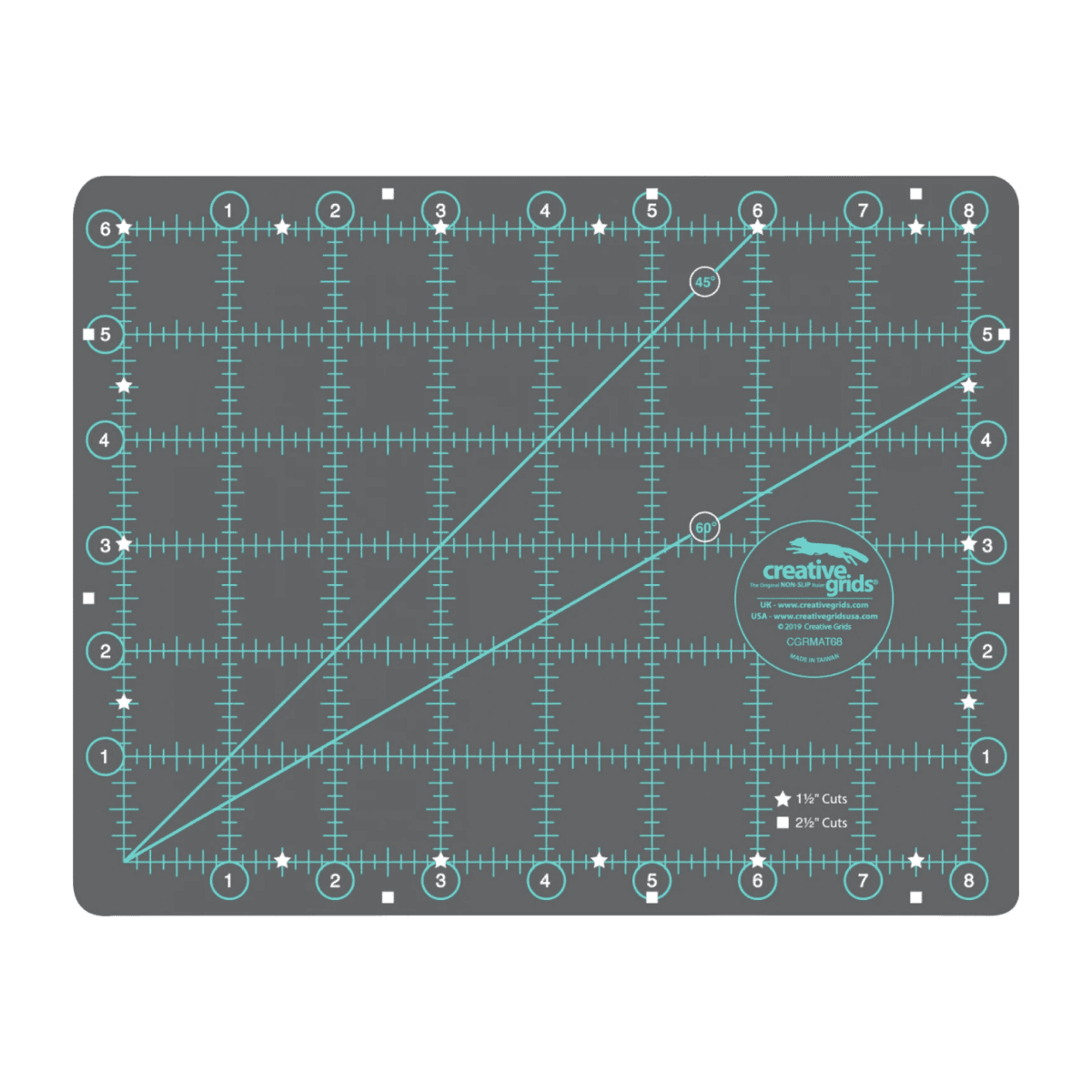 Creative Grids Self-Healing Mini Cutting Mat 6" x 8"