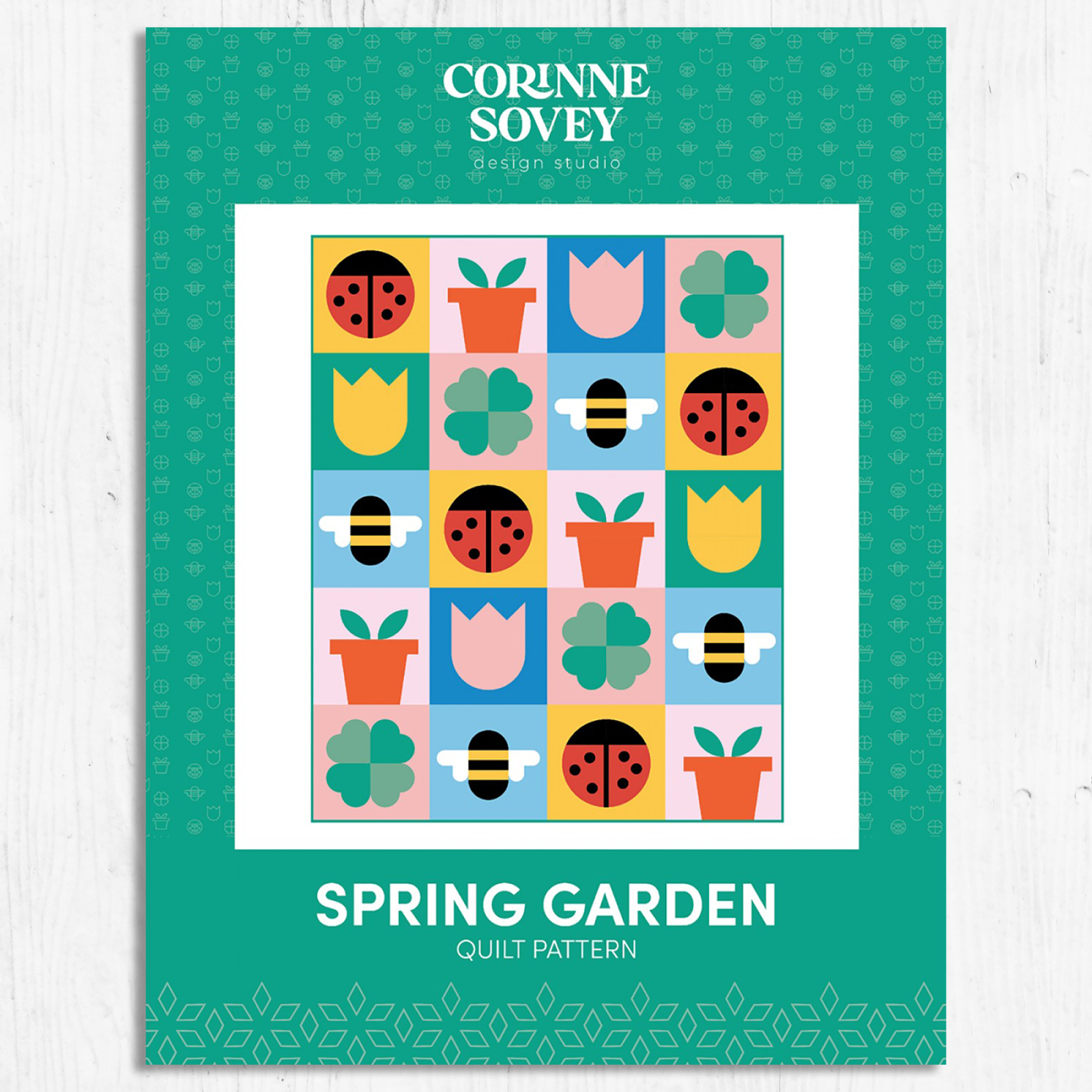 Corinne Sovey - Spring Garden Quilt Pattern