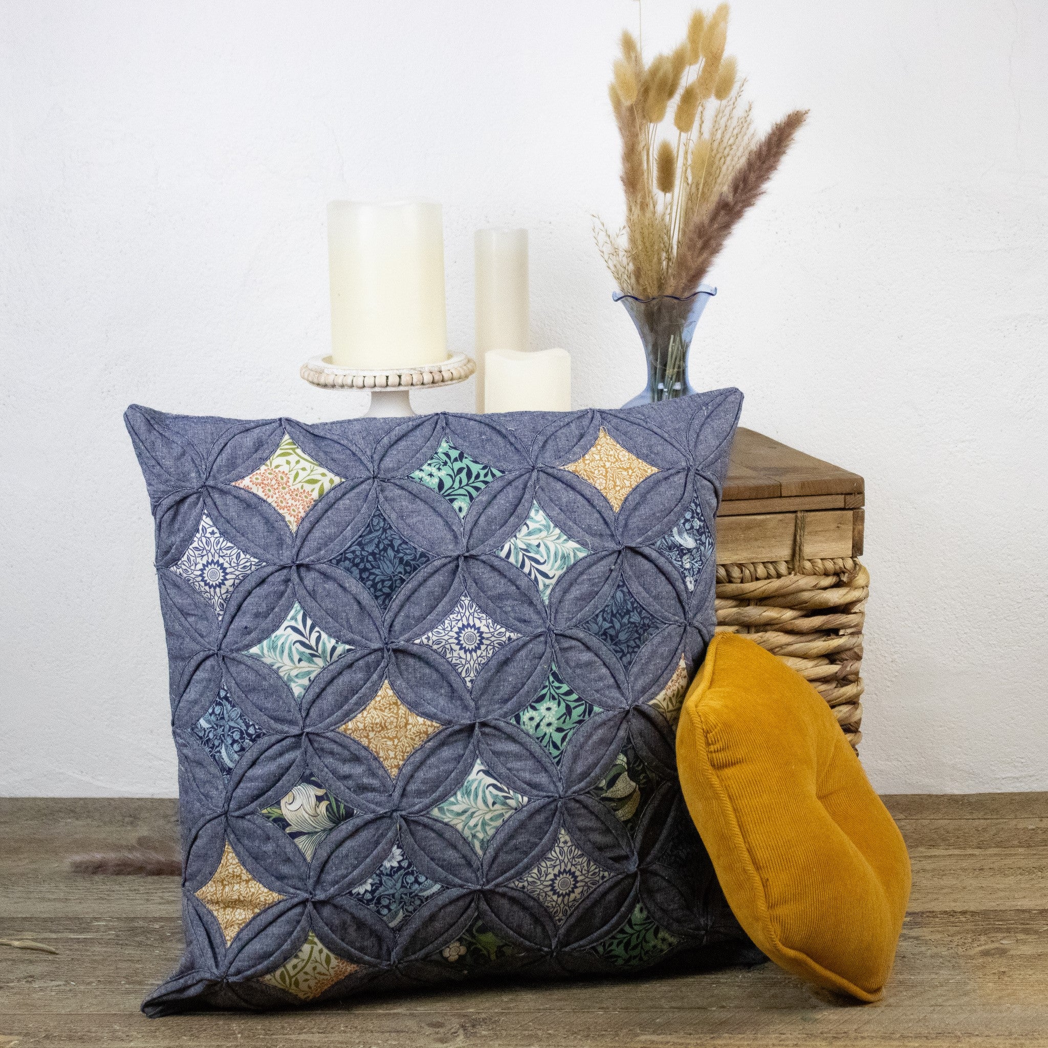 cathedral window pillow