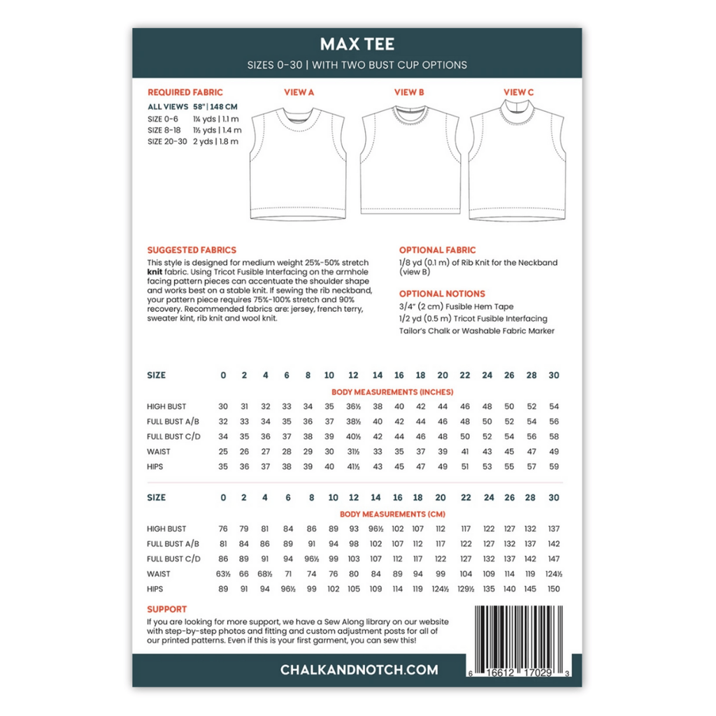 Chalk & Notch - Max Tee Printed Pattern