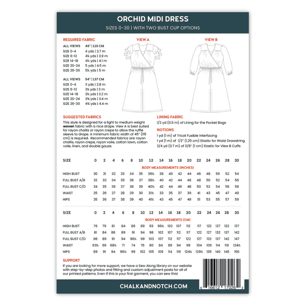 Chalk & Notch - Orchid Midi Dress