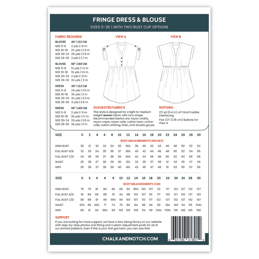 Chalk & Notch - Fringe Dress & Blouse