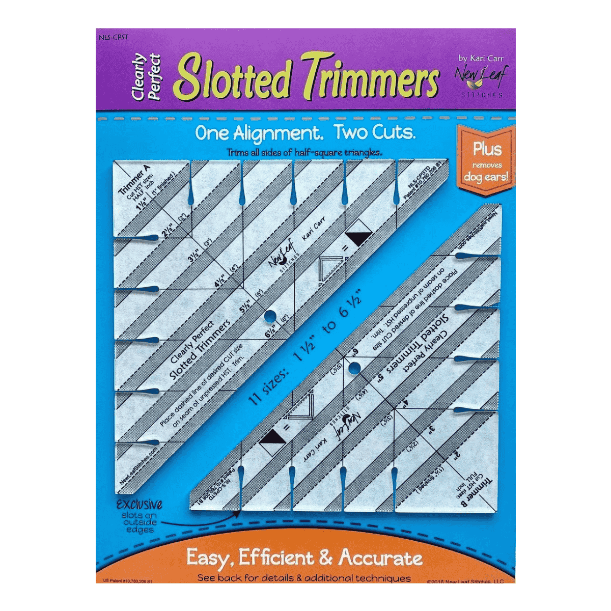 Clearly Perfect Slotted Trimmer - 1-1/2" to 6-1/2"