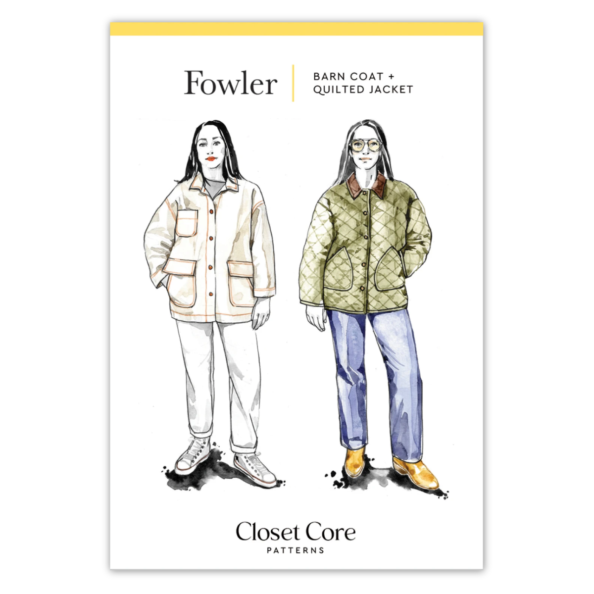 Closet Core Patterns - Fowler Barn Coat + Quilted Jacket