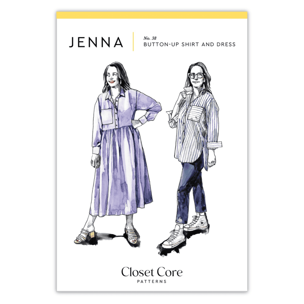 Closet Core Patterns - Jenna Button Up Shirt and Dress