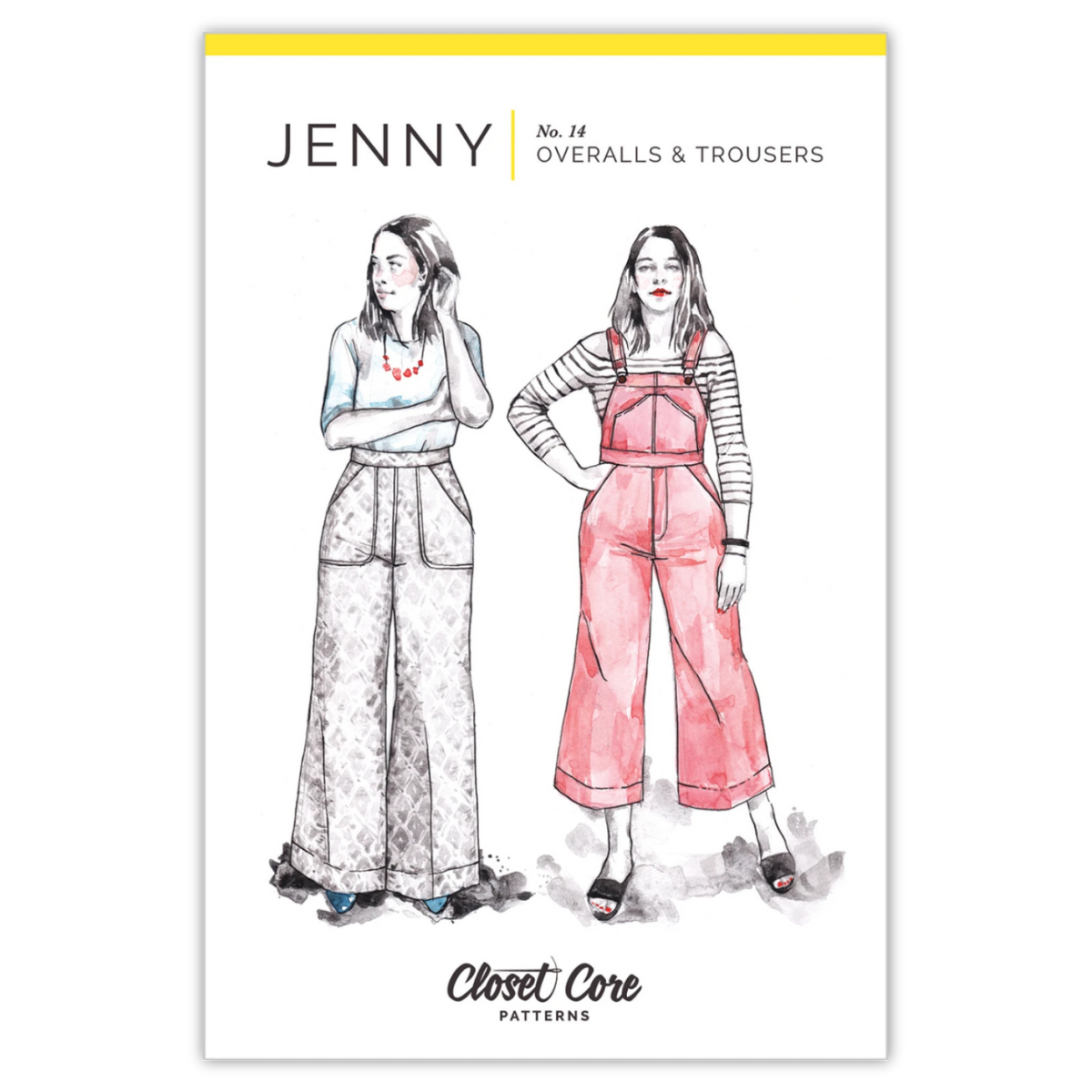 Closet Core Patterns - Jenny Overalls and Trousers