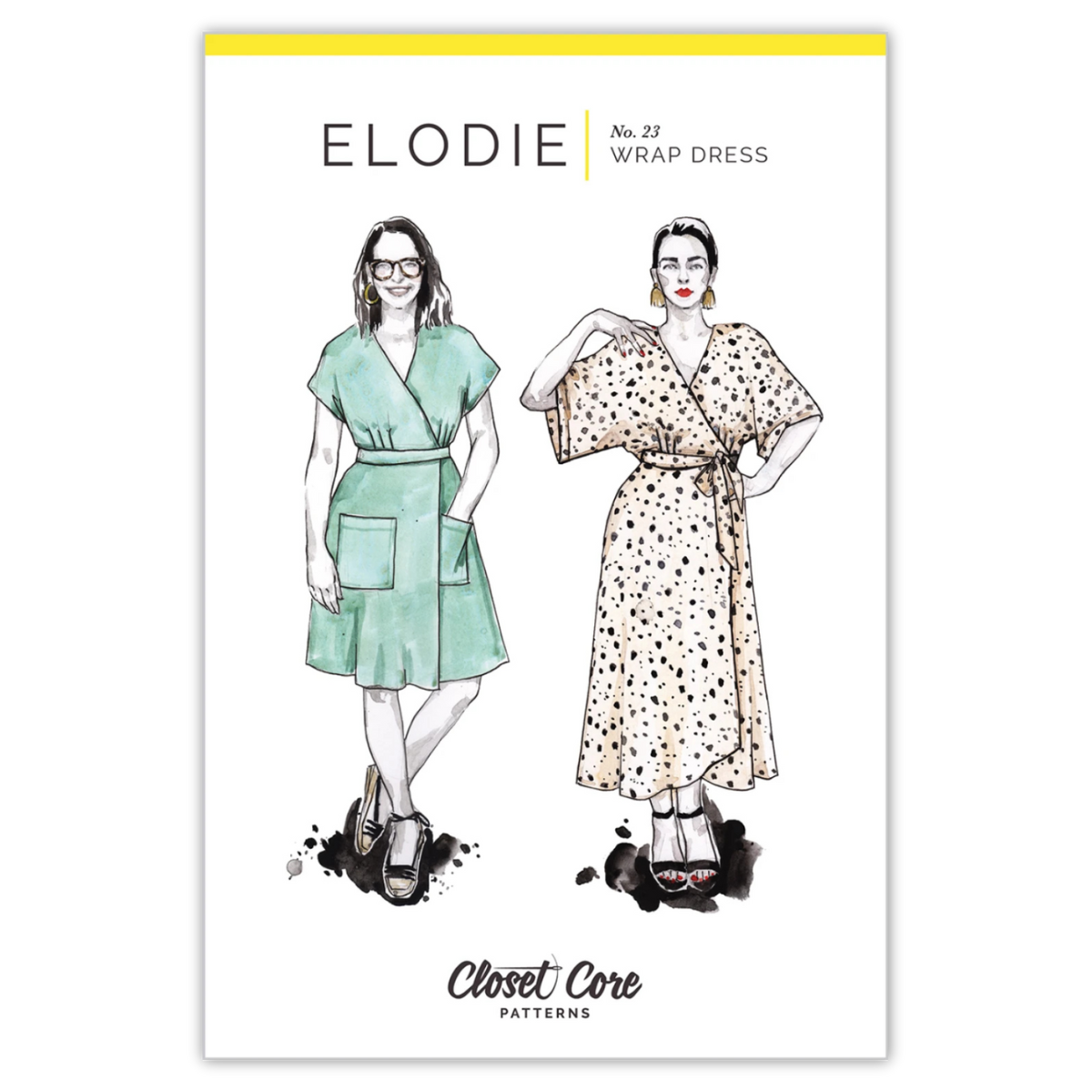Closet Core Patterns - Elodie Wrap Dress
