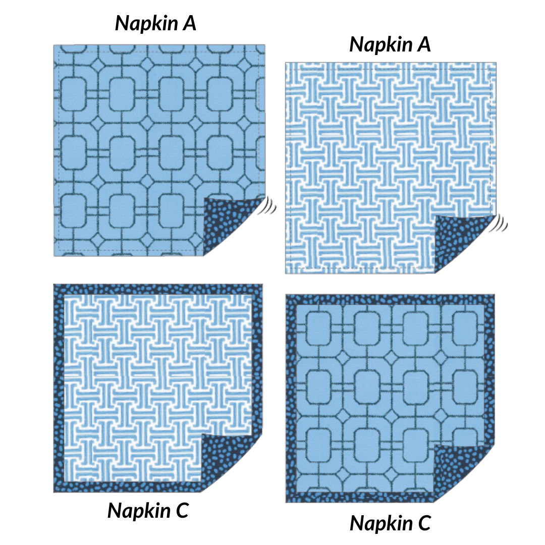Project Kit: Neat + Tidy Napkin Trio