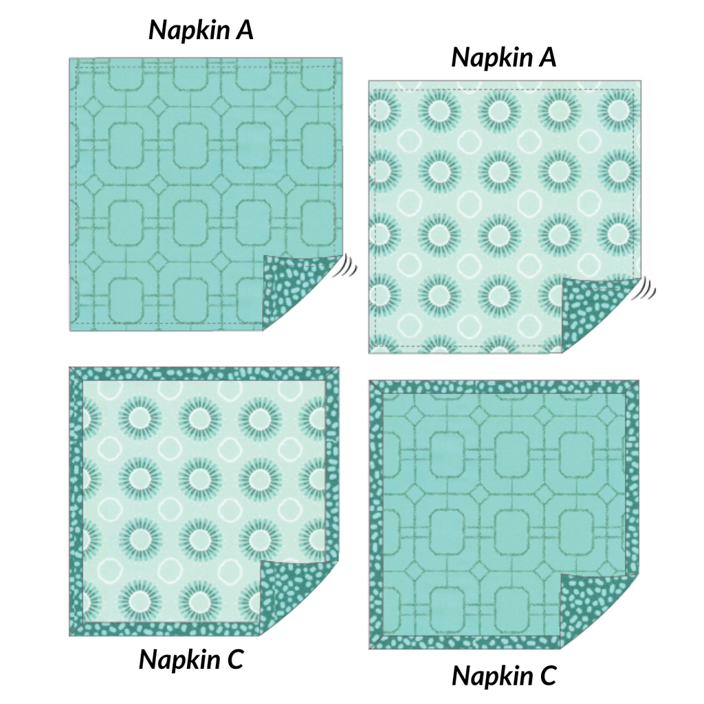 Project Kit: Neat + Tidy Napkin Trio