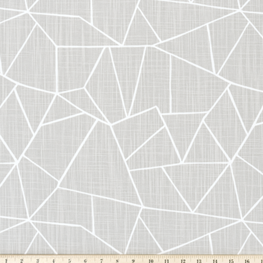 Upholstery Slub Canvas - Cut Glass - French Grey