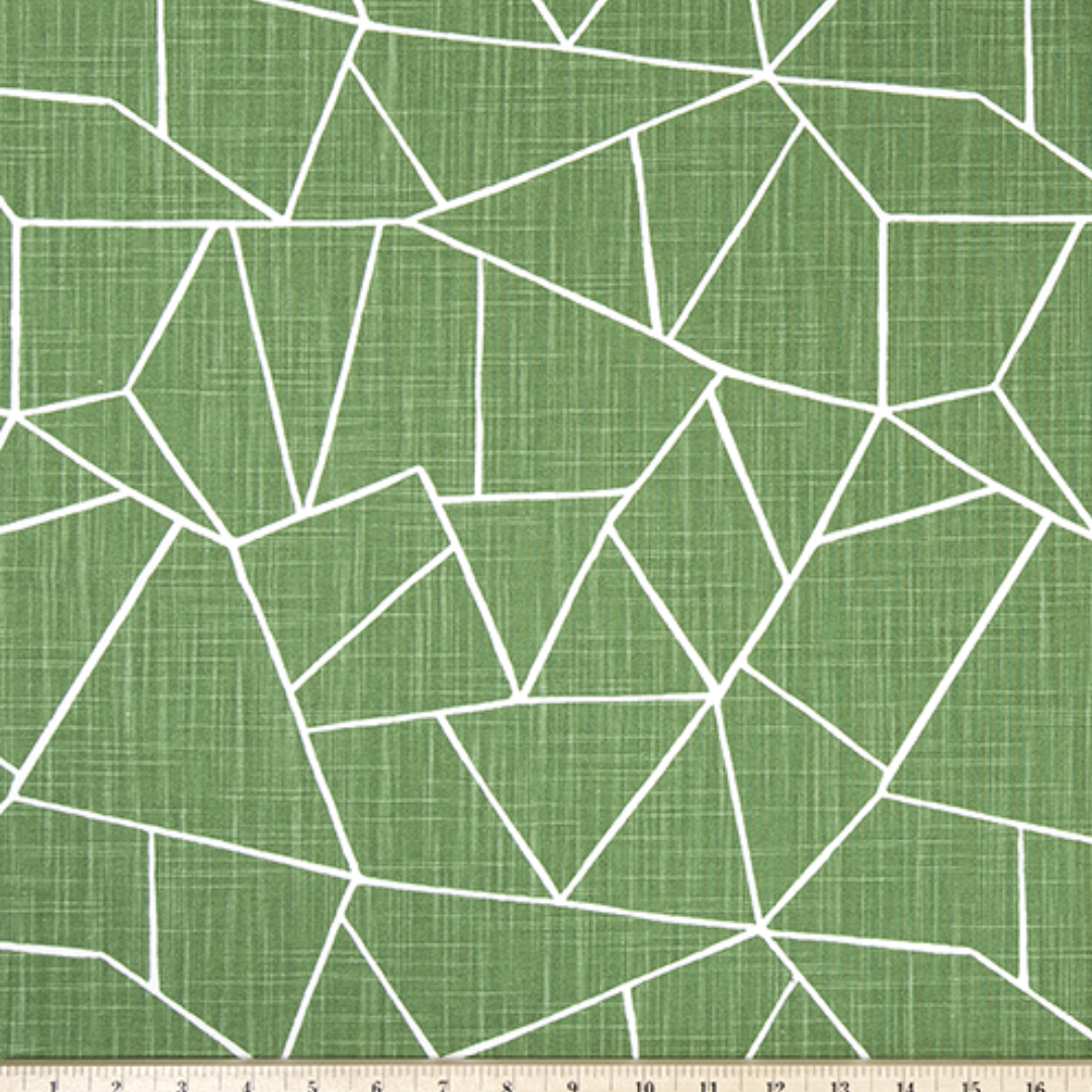 Upholstery Slub Canvas - Cut Glass - Pine