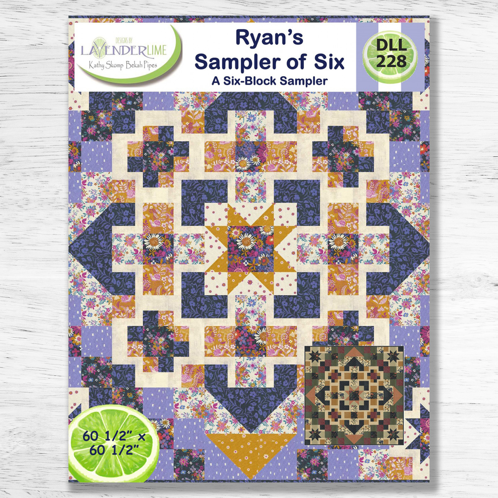 Lavender Lime Quilting - Ryan's Sampler of Six