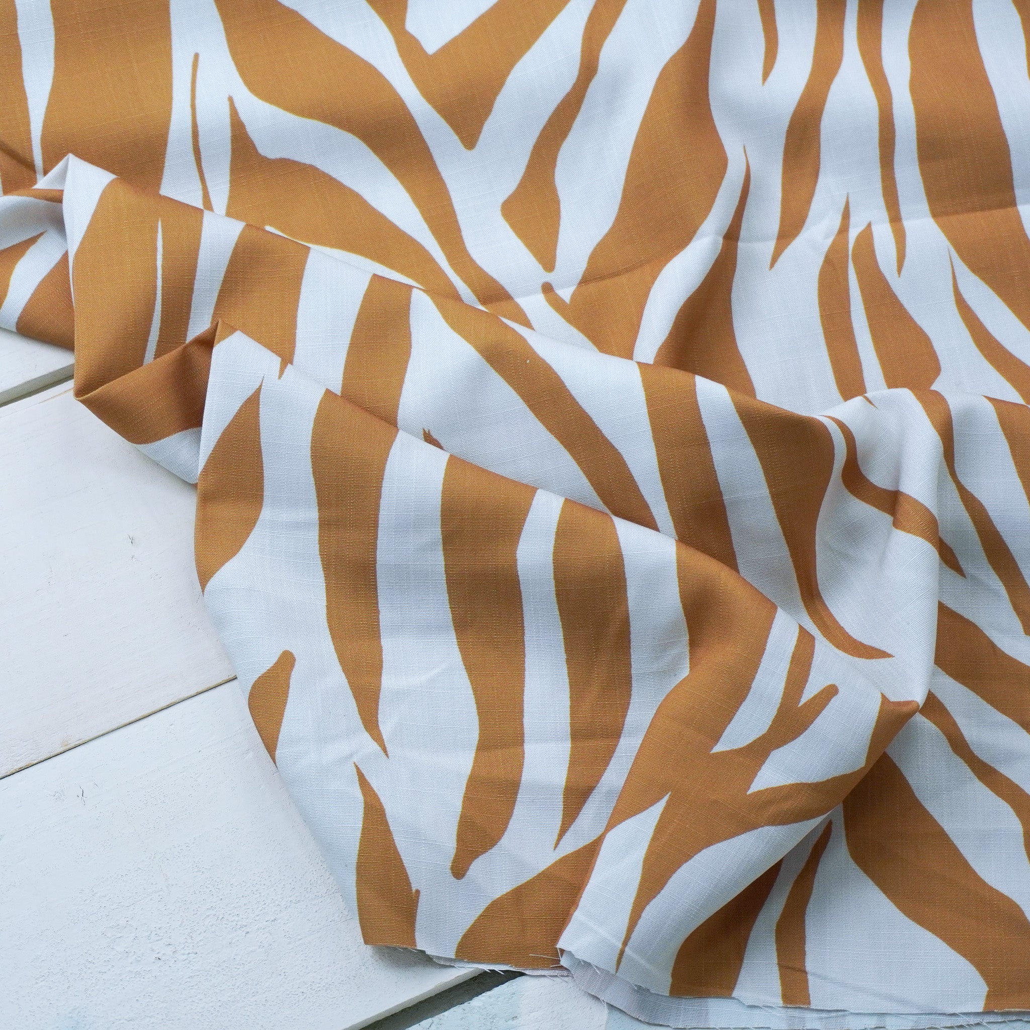 Gauguin Slub - Off White/Caramel