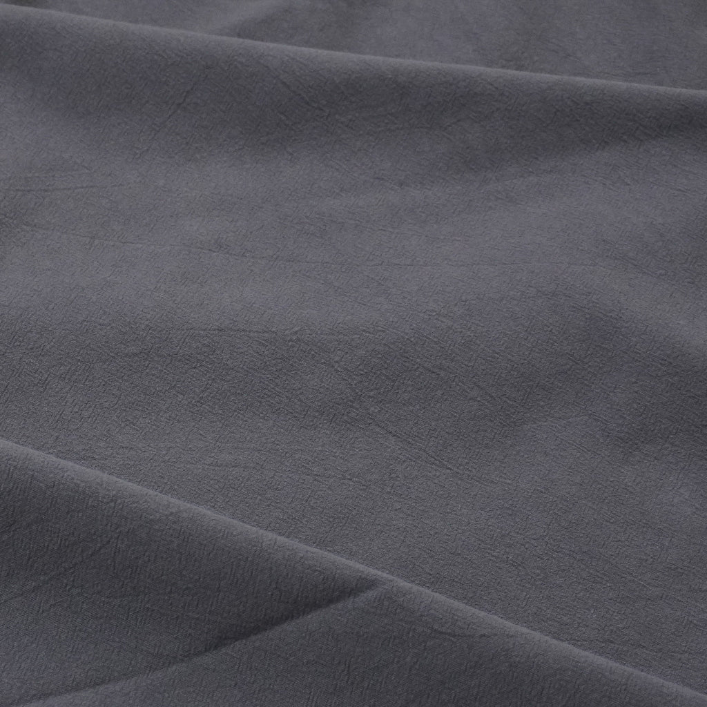 Crumple Cotton - Charcoal