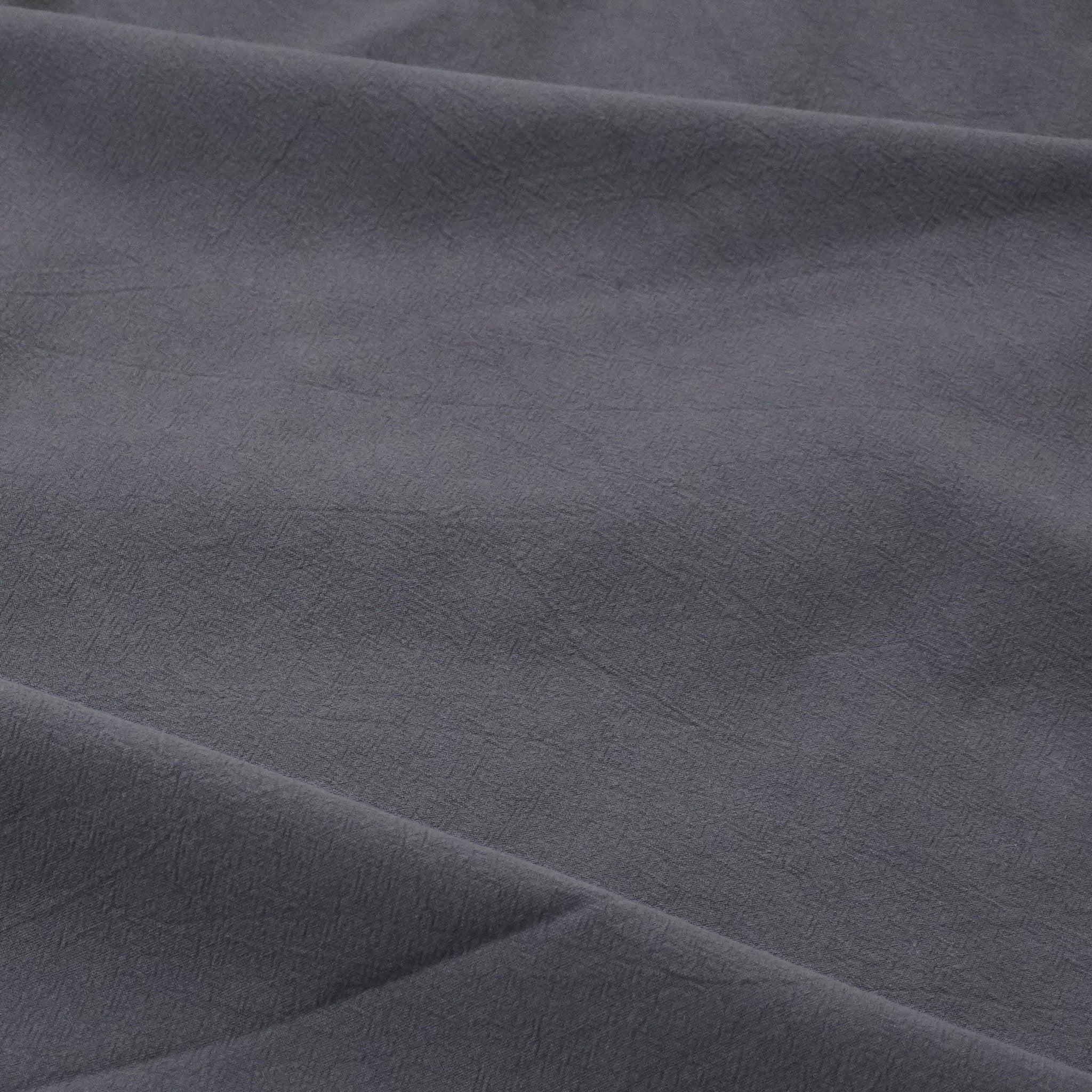 Crumple Cotton - Charcoal
