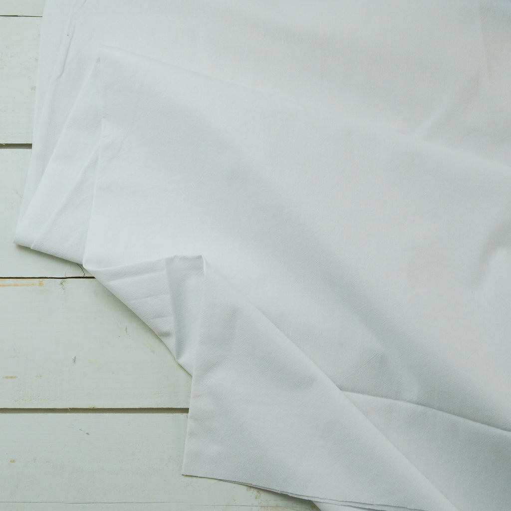 Crumple Cotton - White