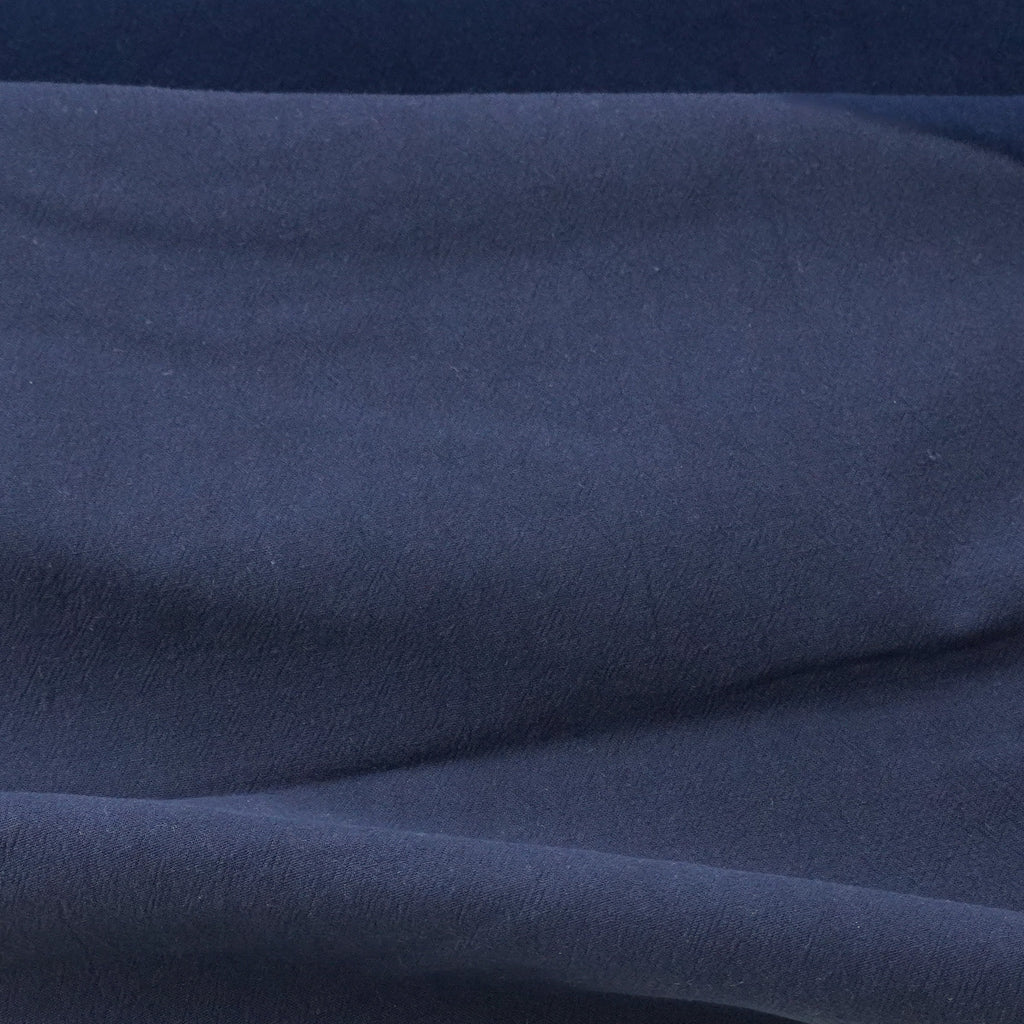 Crumple Cotton - Navy