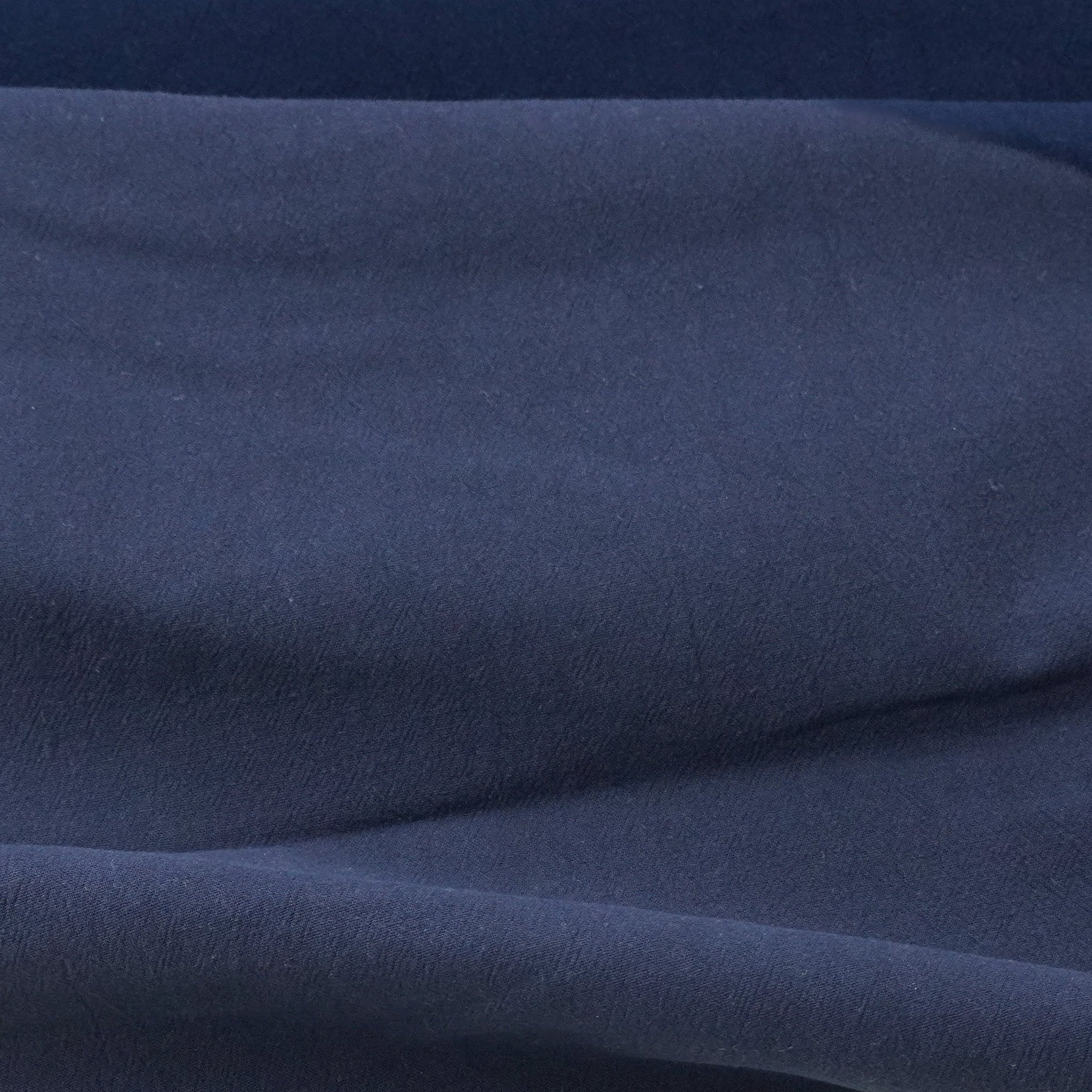 Crumple Cotton - Navy