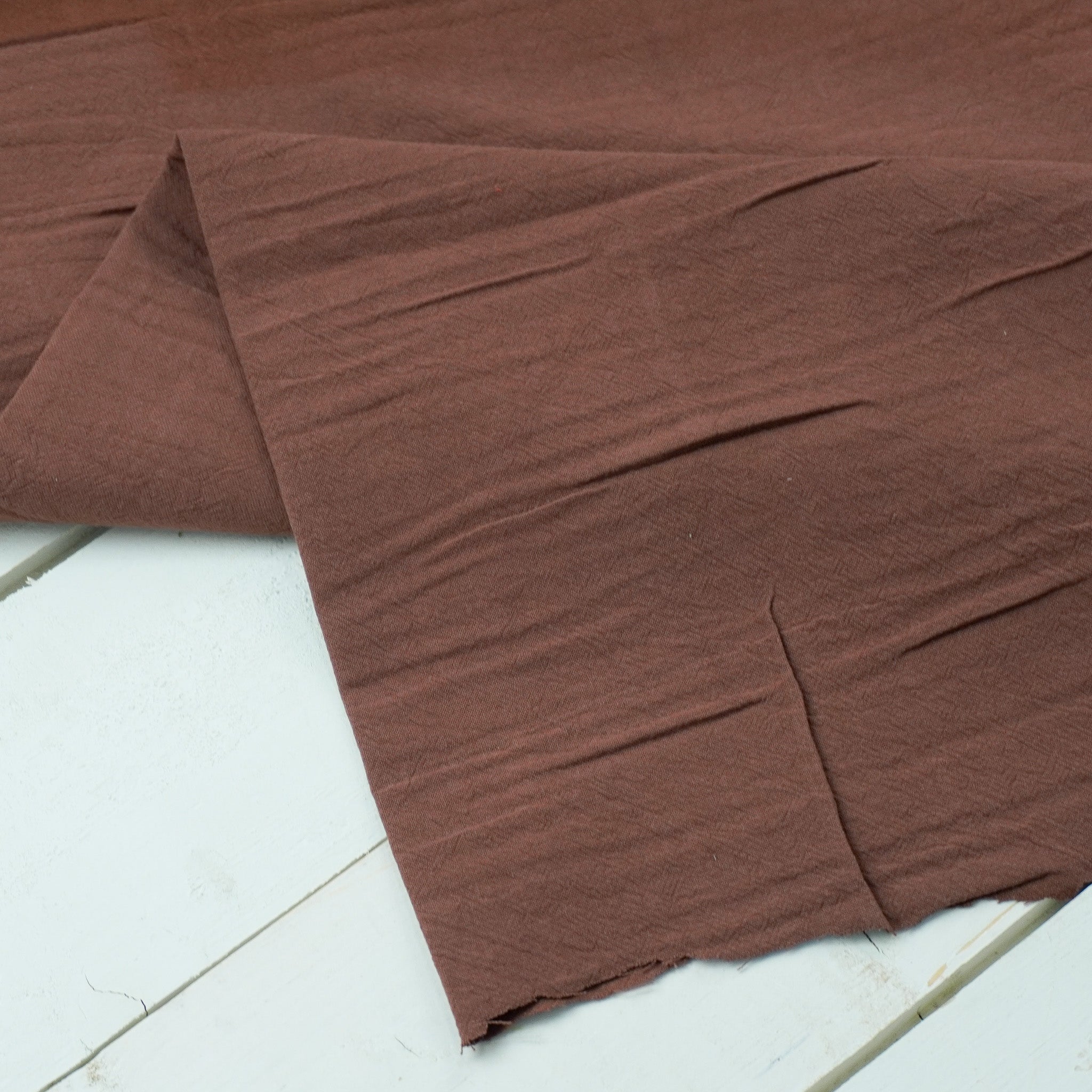 Crumple Cotton - Mocha