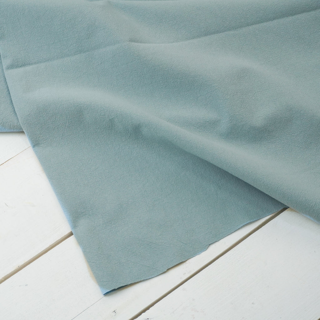 Crumple Cotton - Blue Jeans
