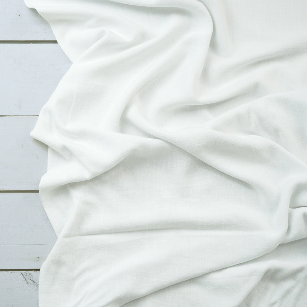 Silky Noil - White