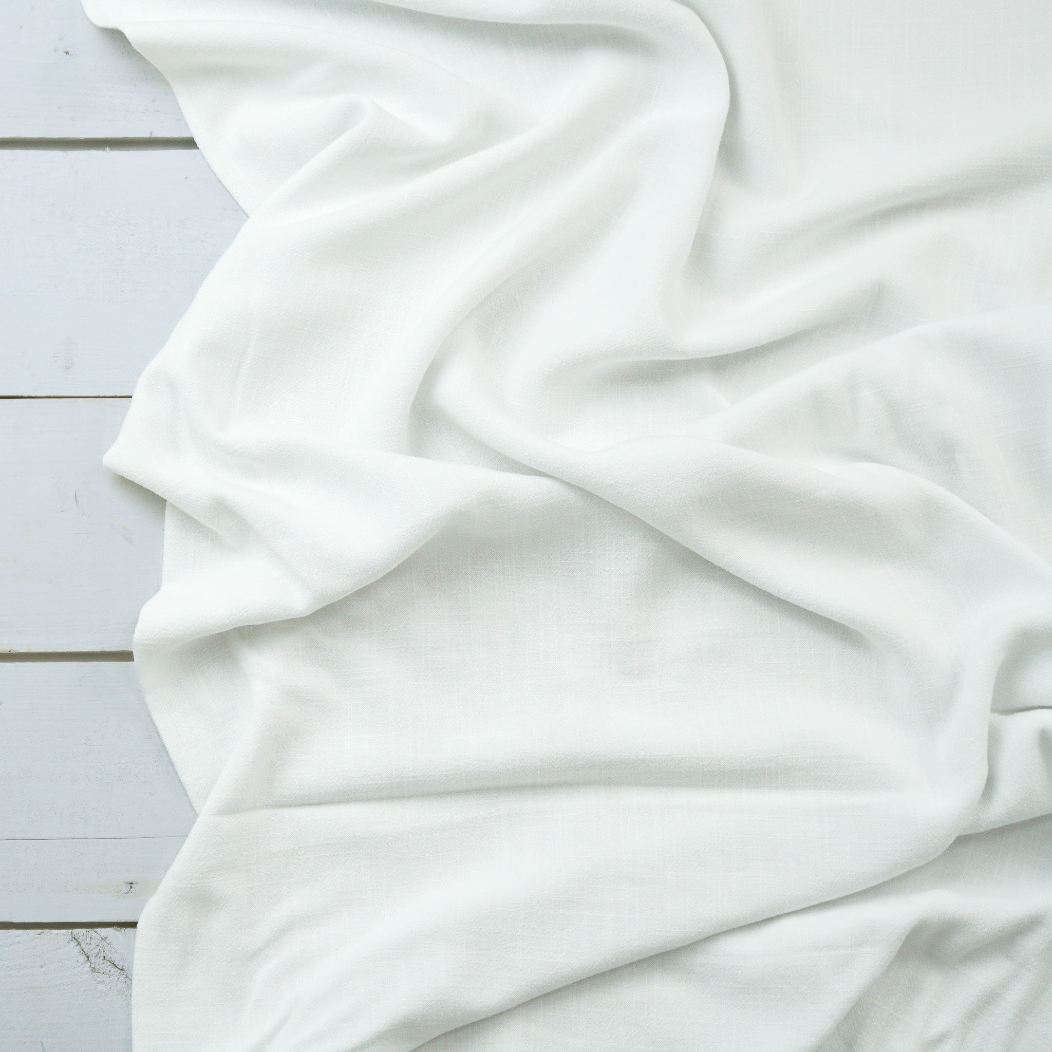 Silky Noil - White