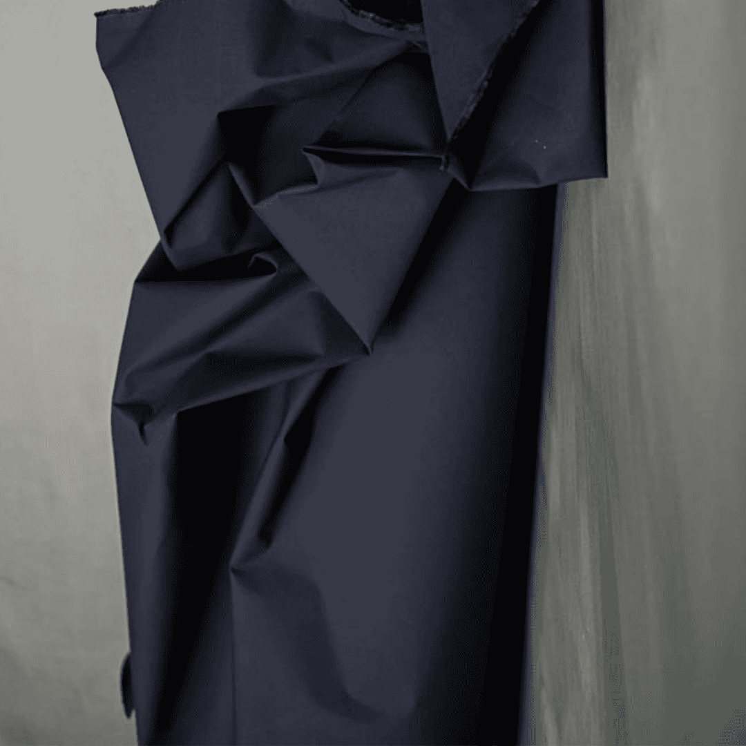 Organic Cotton Dry Oilskin - Dark Indigo
