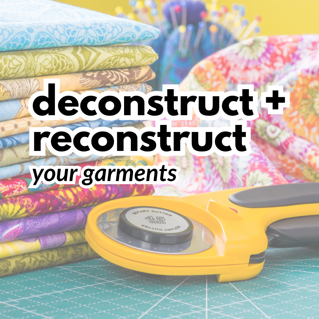 deconstruct + reconstruct your garments - evening