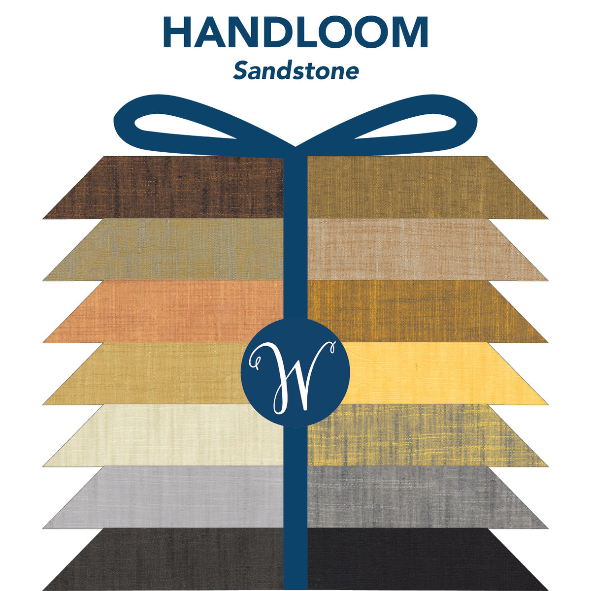 FQ Bundle - Handloom Color Stories - Sandstone - 16 pieces