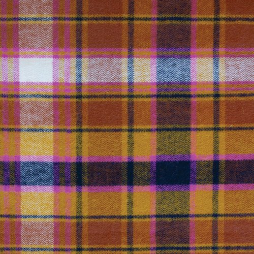 Highlands Flannel - Chevron Plaid - Toffee