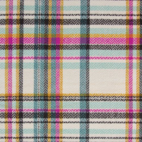 Highlands Flannel - Sketch Plaid - Tealberry