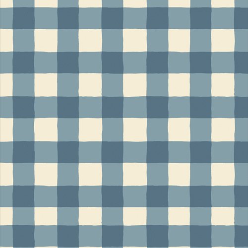 Plaid of My Dreams Flannel - Sky 