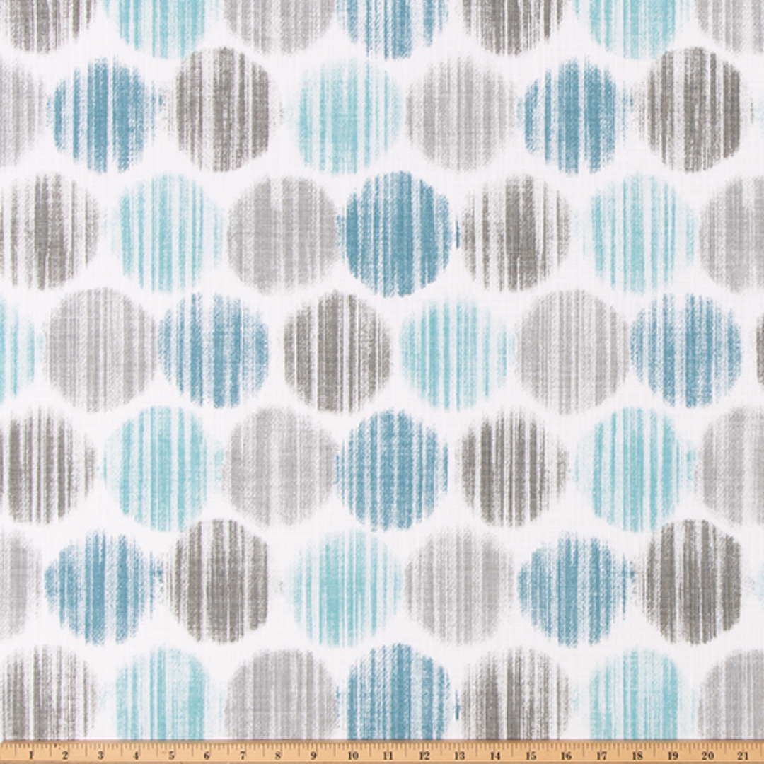 Upholstery Slub Canvas - Fallon - Fountain