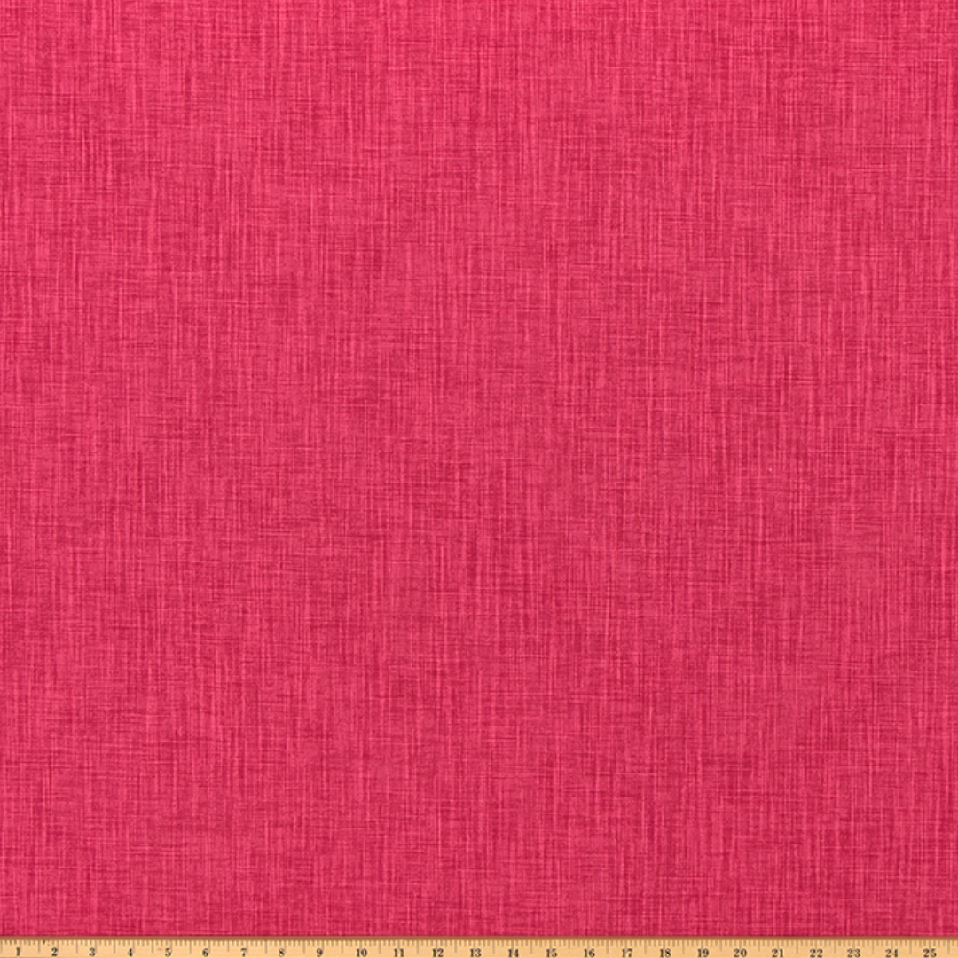 Upholstery Slub Canvas - Faulkner - Flamingo