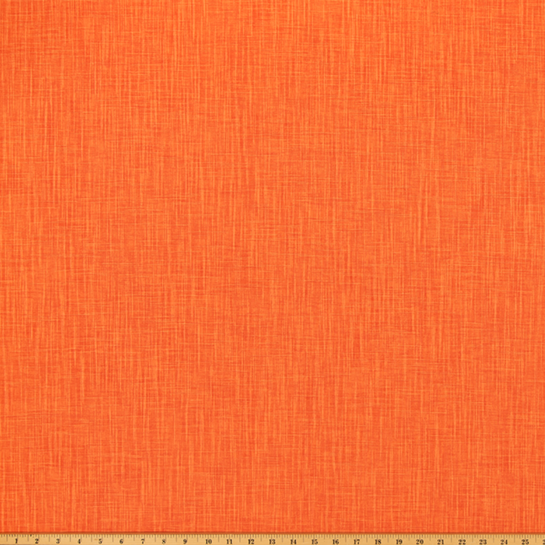 Upholstery Slub Canvas - Faulkner - Flamingo Orange