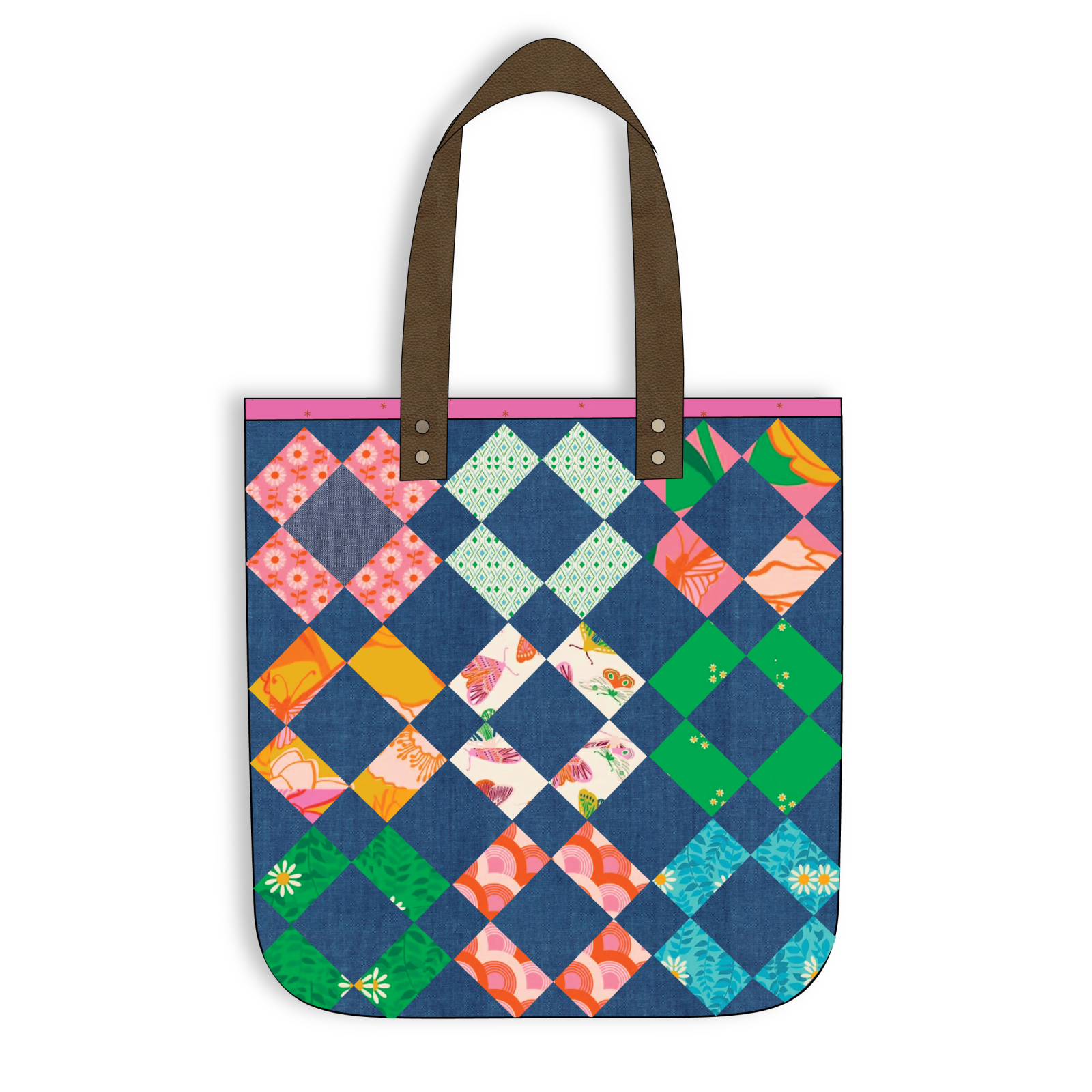 Project Kit: Mod Fresh Granny Tote