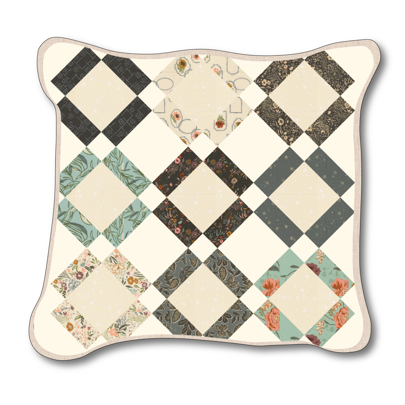 Project Kit: Bits + Pieces Pillow