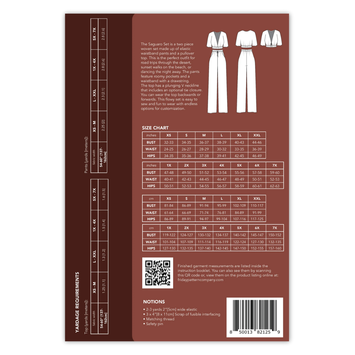 Friday Pattern Co. - The Saguaro Set